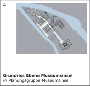 Der Masterplan Museumsinsel - Grundriss Ebene Museumsinsel